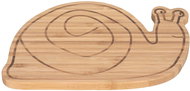 Lässig Breakfast Board Bamboo Wood Garden Explorer snail - Vágódeszka