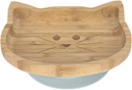 Lässig Platter Bamboo Wood Chums Cat - Children's Plate