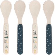 Funny Spoon Set Bamboo 4pc Garden Explorer boys - Baby Spoon