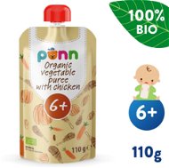 Meal Pocket SALVEST Ponn BIO Chicken with vegetable puree (110 g) - Kapsička pro děti