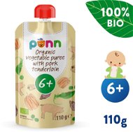 Meal Pocket SALVEST Ponn Organic pork tenderloin with vegetable puree (110 g) - Kapsička pro děti
