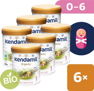 Kendamil BIO / Organic Baby Milk 1 DHA + (6 × 800 g) - Baby Formula