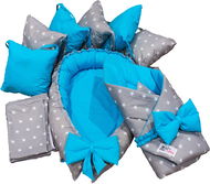 BabyTýpka Sada M  Stars blue  - Startovací sada pro miminko