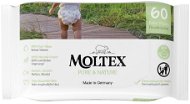 MOLTEX EKO Pure&Nature na bázi vody (60 ks) - Dětské vlhčené ubrousky