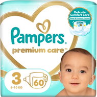 PAMPERS Premium Care veľkosť 3 (60 ks) - Jednorazové plienky