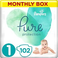 PAMPERS Pure Protection size 1 (102 pcs) - Disposable Nappies