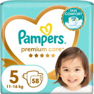 PAMPERS Premium Care size 5 (58 pcs) - Disposable Nappies