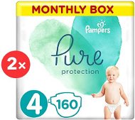 PAMPERS Pure Protection, Size 4 (320 pcs) - Baby Nappies