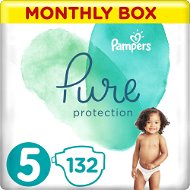 PAMPERS Pure Protection veľ. 5 (132 ks) - Detské plienky