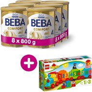 BEBA COMFORT 4 HM-O (8 × 800 g) + Lego Duplo Train with numbers - Baby Formula