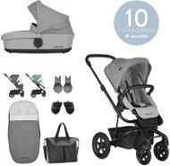 EASYWALKER Set Harvey2 All-Terrain Stone Grey with Accessories - Baby Buggy