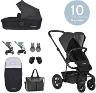 EASYWALKER Set Harvey2 All-Terrain Night Black with Accessories - Baby Buggy