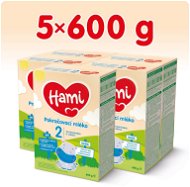 Hami Pokračovacie dojčenské mlieko 6 m+ (5× 600 g) - Dojčenské mlieko