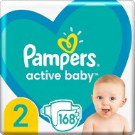 PAMPERS Active Baby 2-es méret, 168 db - Eldobható pelenka