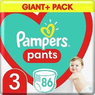 PAMPERS Pants 3 Giant Pack 86 db - Bugyipelenka