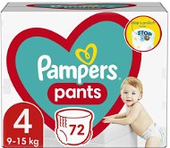 PAMPERS Pants size 4, Gaint Pack 72 pcs - Nappies