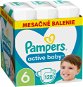 PAMPERS Active Baby veľkosť 6, Monthly Pack 128 ks - Jednorazové plienky