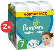 PAMPERS Active Baby 7-es méret, 232 db - Eldobható pelenka