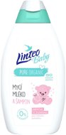 Children's Soap LINTEO BABY Baby cleansing milk and shampoo 425 ml - Dětské mýdlo