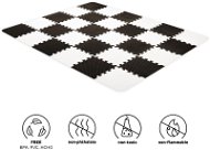 KINDERKRAFT hab puzzle betét Luno 30x30 cm fekete-fehér 30db - Habszivacs puzzle