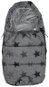 Dooky Footmuff DeLuxe Grey Stars, size 4.5mm. S - Car Seat Footmuff
