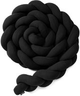 Eseco Knitted mantinel 180 cm, black - Crib Bumper