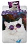 Children's Bedding Faro Space cat 140 × 200 cm - Dětské povlečení