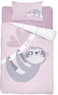 Detexpol Sloth - pink 135 × 100 cm - Children's Bedding