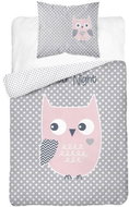 Detexpol Glowing bed linen Owl 140 × 200 cm - Children's Bedding