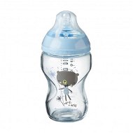 Tommee Tippee Baby bottle C2N 250 ml glass - Blue, 0 m + - Baby Bottle