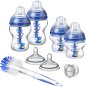 Tommee Tippee Set of C2N ANTI-COLIC baby bottles with brush Blue - Baby Bottle