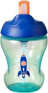 Tommee Tippee Straw Cup Csöpögésmentes pohár szívószállal 7 m+ Blue, 230 ml - Tanulópohár