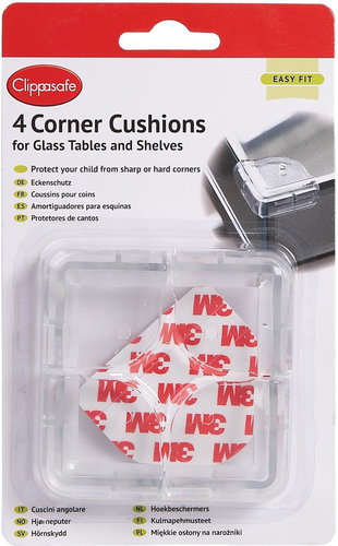 CLIPASAFE Plastic corner protection 4 pcs - Child Safety Lock - Main image
