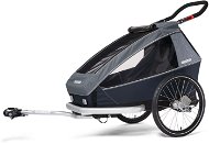 CROOZER KID FOR 1 PLUS Vaaya 2v1 Graphite Blue 2020 - Dětský vozík za kolo