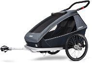 CROOZER KID FOR 2 PLUS Vaaya 2v1 Graphite Blue 2020 - Dětský vozík za kolo