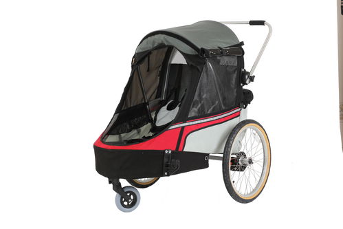 Wike Premium Double Children's Bike Trailer - Includes Stroller and Jo –  Wike Europe