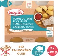 BABYNAT Potatoes with tomatoes and cod 2 × 200 g - Baby Food