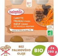 BABYBIO Carrots and Prunes with Beef 2 × 200g - Baby Food