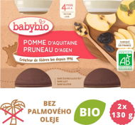 BABYBIO Apple Plum 2 × 130g - Baby Food