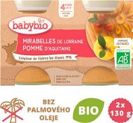 BABYBIO Mirabelle Apple 2 × 130g - Baby Food