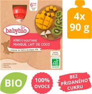 BABYBIO Kiwi mango kokos 4× 90 g - Kapsička pro děti