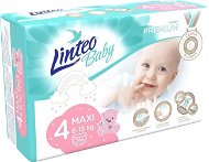 Disposable Nappies LINTEO Baby Premium MAXI (8-15 kg) 50 pcs - Jednorázové pleny