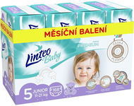 LINTEO Baby Prémium JUNIOR (11 – 21 kg) 168 ks - Jednorazové plienky