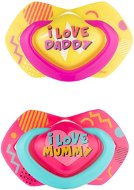 Canpol babies NEON LOVE 0–6 hó 2 db rózsaszín - Cumi