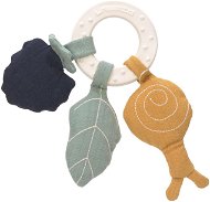 Lässig Teether Ring Natural Rubber snail - Baby Teether