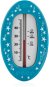 REER Fürdőkád hőmérő, ovális, kék - Fürdős hőmérő