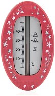 Fürdős hőmérő REER Fürdővíz hőmérő, ovális, piros - Teploměr do vody