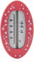 REER Bath Thermometer Oval Red - Bath Therometer