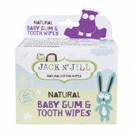 Jack N' Jill Vlhčené ubrousky na dásně & Zuby 25 ks - Dětské vlhčené ubrousky
