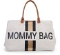 Prebaľovacia taška na kočík CHILDHOME Mommy Bag Off White/Black Gold - Přebalovací taška